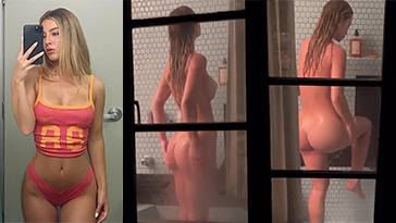 Spying On Daisy Keech Nude Shower Video on girlsfans.net