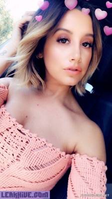  Ashley Tisdale Flashing Her Nipple And Side Boob on girlsfans.net