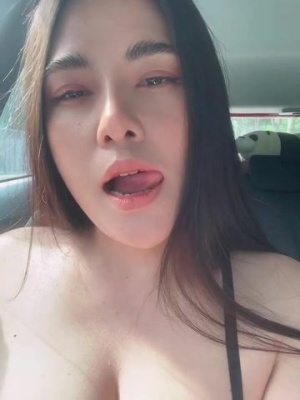 ASMR Wan - Touching my boobs in the car while moving on girlsfans.net