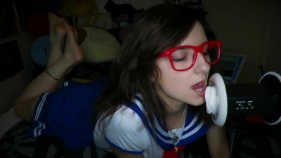 Aftyn Rose ASMR - School Girl Licking Ears on girlsfans.net