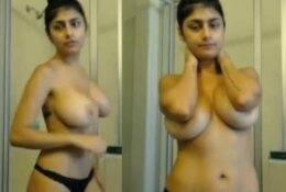 Mia Khalifa Private Shower Nude Porn Video on girlsfans.net