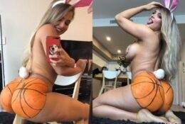 Jem Wolfie Nude Ass Painting Like Basketball Video on girlsfans.net