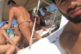 Fun With Friends on Boat Ride on girlsfans.net