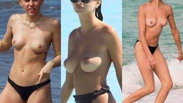 Celebrities Nude Beach Collection on girlsfans.net
