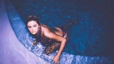 Selena Gomez Makes a Splash Launching Swimwear Collection with La 19Mariette (23 Photos) [Updated] on girlsfans.net