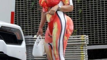 Blac Chyna Shows Off Her Famous Curves in Malibu on girlsfans.net