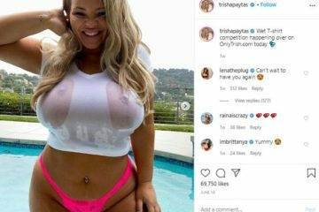 Trisha Paytas Nude Deep Throat Blowjob Cum Facial  Video on girlsfans.net