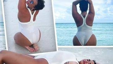 Demi Lovato Enjoys Her Vacation in The Maldives (5 Photos + Video) on girlsfans.net