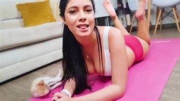 Marta Maria Santos Topless Workout at Home Video  on girlsfans.net