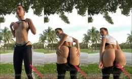 Dani Daniels Public Shower in Jamaica Nude  Video 2020/12/28 - Jamaica on girlsfans.net