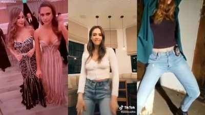 Jessica Alba sure has the legs and the moves to make any man hard on girlsfans.net