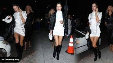 Leggy Alessandra Ambrosio is Seen Enjoying a Girls Night Out in Los Angeles - Los Angeles on girlsfans.net