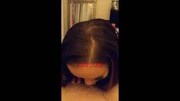 Megan Rain sexy red outfit tease & blowjob snapchat premium porn videos on girlsfans.net