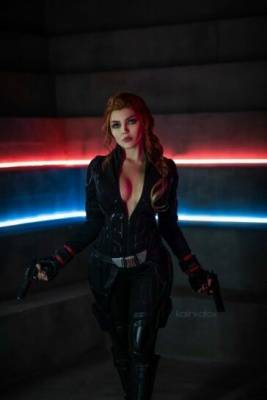 Kalinka Fox Nude Black Widow Cosplay Patreon Set  - Russia on girlsfans.net
