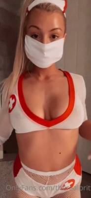 Therealbrittfit Naughty Nurse  Video on girlsfans.net