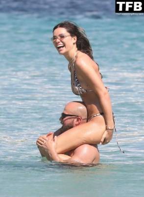 Ruby Mae Enjoys Her Summer Holidays with a New Boyfriend out in Mykonos on girlsfans.net
