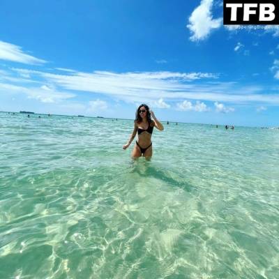 Bruna Biancardi Hits the Beach in Miami on girlsfans.net