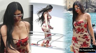 Kylie Jenner Flaunts Her Curves in Portofino on girlsfans.net