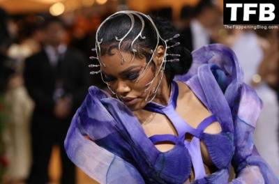 Teyana Taylor Looks Hot at The 2022 Met Gala in NYC on girlsfans.net