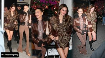 Kendall Jenner & Hailey Baldwin Bieber are Seen at Derek Blasberg 19s Birthday Party in New York - New York on girlsfans.net