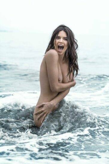Kendall Jenner Nude Magazine Photoshoot  - Usa on girlsfans.net