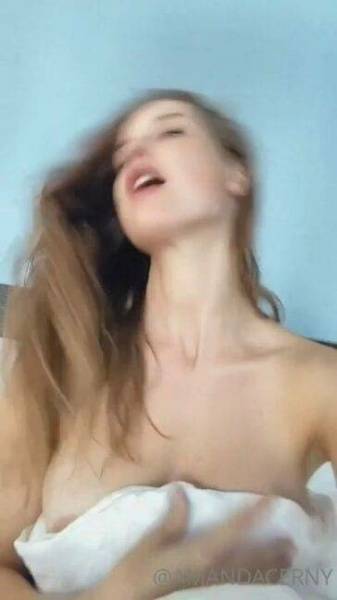 Amanda Cerny Bed Nipple Slip  Video  on girlsfans.net