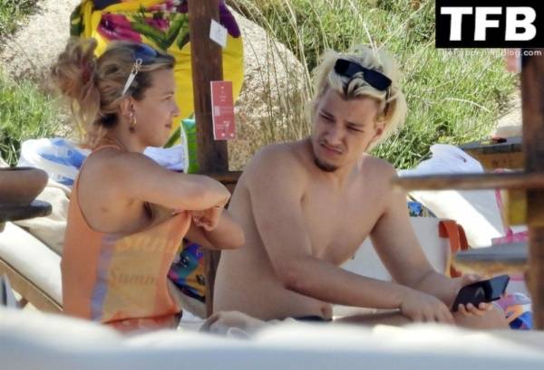 Millie Bobby Brown & Jake Bongiovi Enjoy Their Holidays Together Out in Sardinia on girlsfans.net