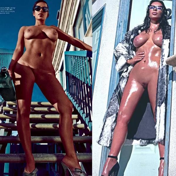 Kim Kardashian Nudes Fashion Magazine Photoshoot  on girlsfans.net
