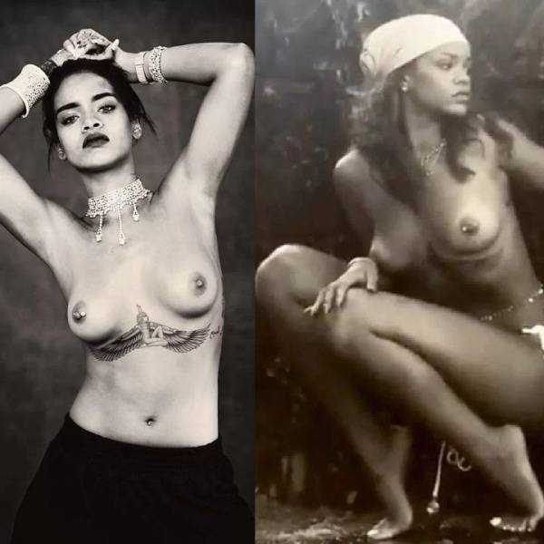 Rihanna Modeling Photoshoot Nudes  on girlsfans.net
