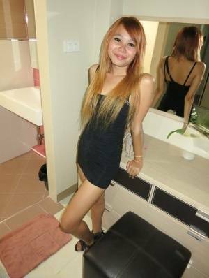 Young looking Thai girl takes a cumshot on her tight butt from sex tourist - Thailand on girlsfans.net