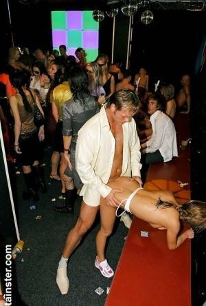 Late night drinking to the wee hours at nightclub leads to a full blown orgy on girlsfans.net