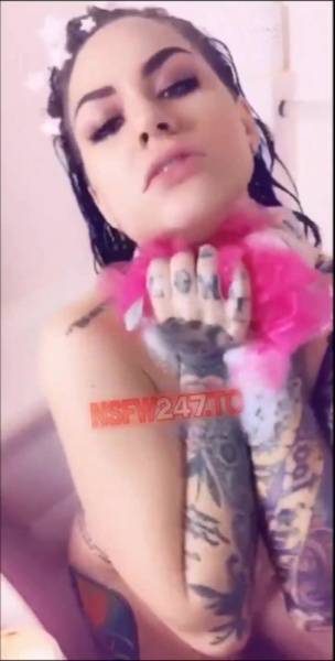 Karmen Karma bathtub dildo masturbation show snapchat premium free xxx porno video on girlsfans.net