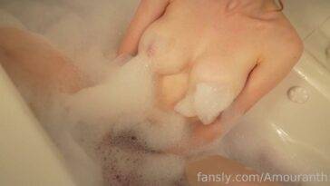 Amouranth Nude Bathtub Vibrator Fansly Video Leaked on girlsfans.net
