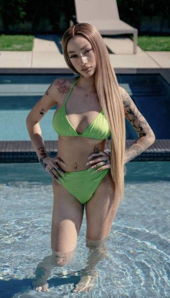 Bhad Bhabie Sexy Pool Bikini Onlyfans Set Leaked - Usa on girlsfans.net