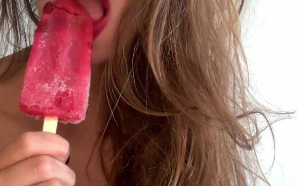 Some content from OnlyFans. Sucking an ice cream, masturbation and squirting! - Luci's Secret on girlsfans.net